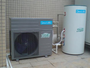 廣州某小區空氣能熱水工程