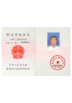 職業資格證書